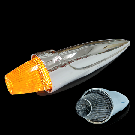Torpedo Dachlampe LED Klar orange